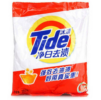 汰渍（Tide）260g 净白去渍无磷洗衣粉(柠檬清新型)