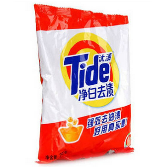 汰渍（Tide）260g 净白去渍无磷洗衣粉(柠檬清新型)