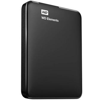 西部数据（WD） Elements 新元素系列 2.5英寸 USB3.0 移动硬盘 1TB（WDBUZG0010BBK）