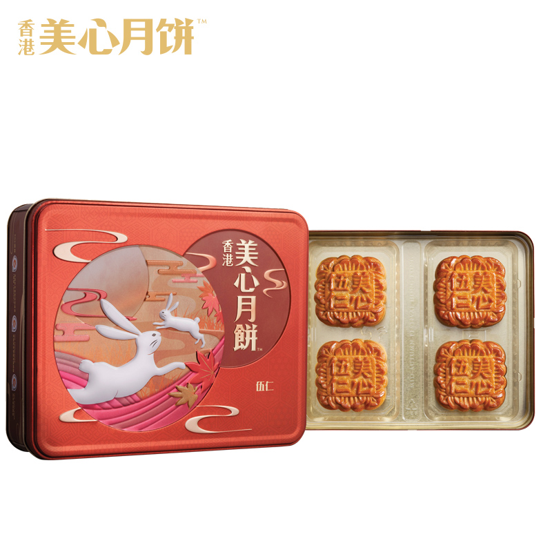 [美心月饼]美心伍仁月饼礼盒740g