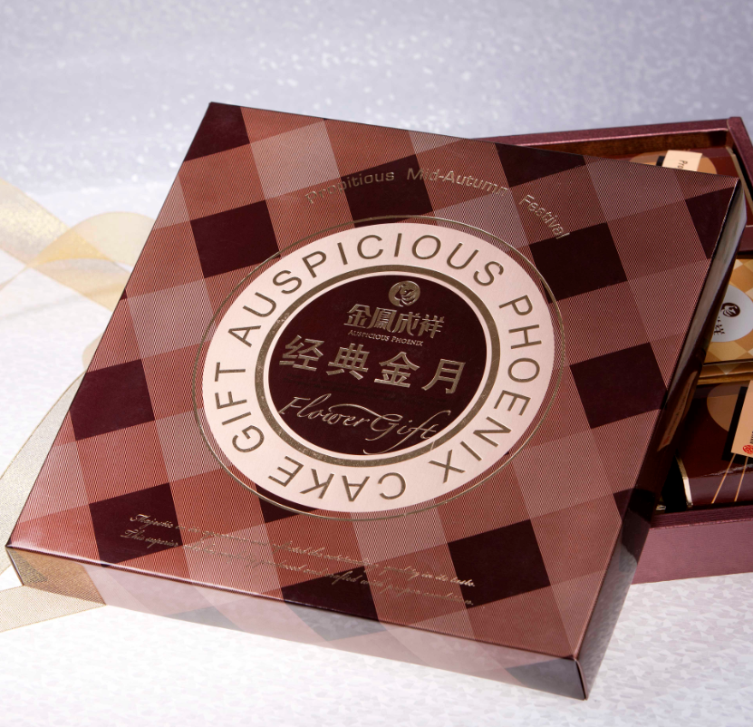 [金凤成祥月饼]经典金月月饼礼盒450g