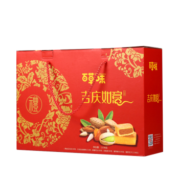 [百草味干果]吉庆如意干果礼盒1374g