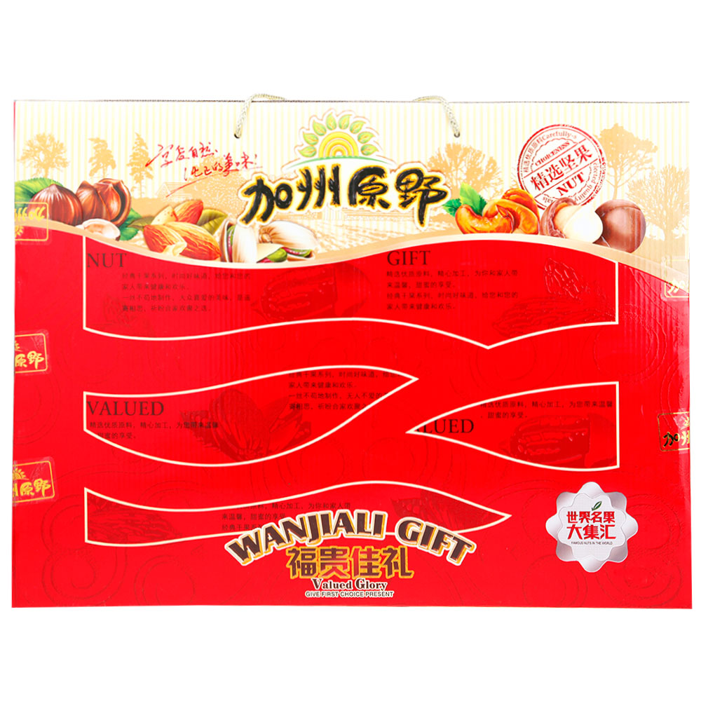 [加州原野干果]福贵佳礼干果礼盒1830g
