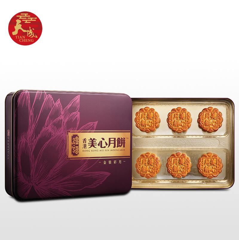 [美心月饼]美心金装彩月月饼礼盒420g